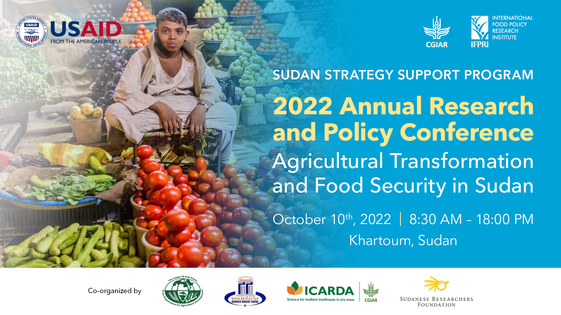 2022 Annual Research and Policy Conference – Agricultural Transformation and Food Security in Sudan