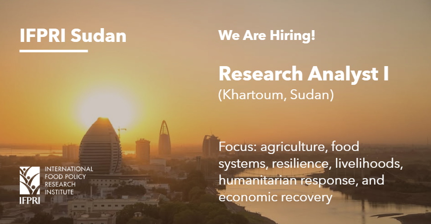 Job Opportunity: Research Analyst I